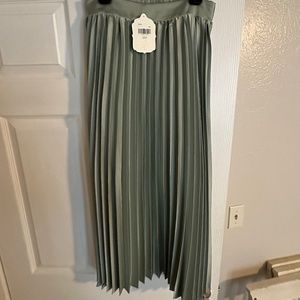 Mint Long Skirt